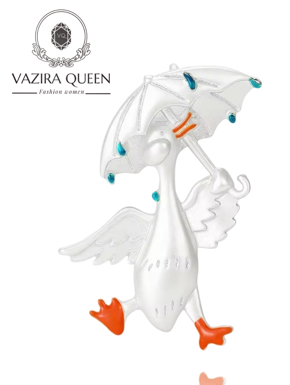VQ Duck Brooch